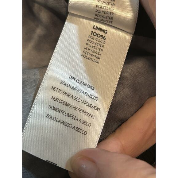 MOTHER Women's The Letterman Faux Fur Bomber Jacket Black - Size Medium - Picture 10 of 11